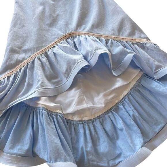 Liliana Meza Short Sleeve High Low Hem Dress - Picture 3 of 11